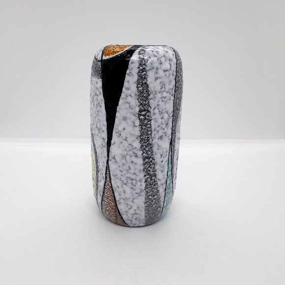 Vtg Flora Gouda Rumba Ceramic Vase Holland Dutch Pottery 50s 60s Atomic MCM - Picture 3 of 9